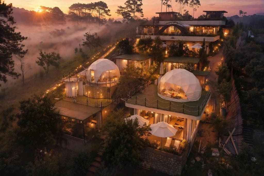 Toàn cảnh Chan Chill Glamping & Cafe